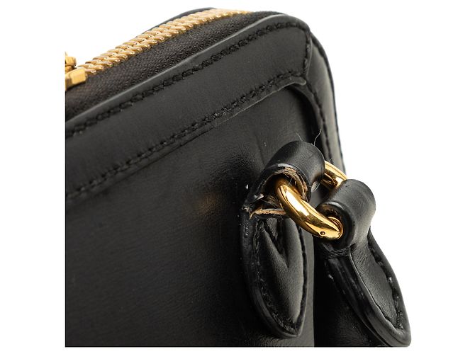 Borsa Satchel Gucci Horsebit 1955 Piccola in Vitello Nero - vista 7