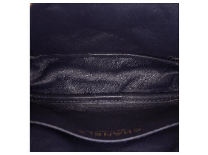Bolso Camera Chanel Reissue Mini Acolchado de Piel de Ternera Envejecida Azul - vista 4