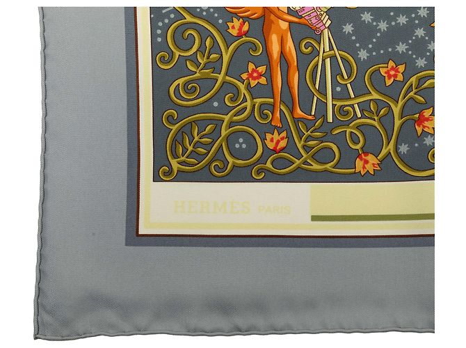 Foulard di seta Hermès Orange Www.hermes.com 90 - vista 4