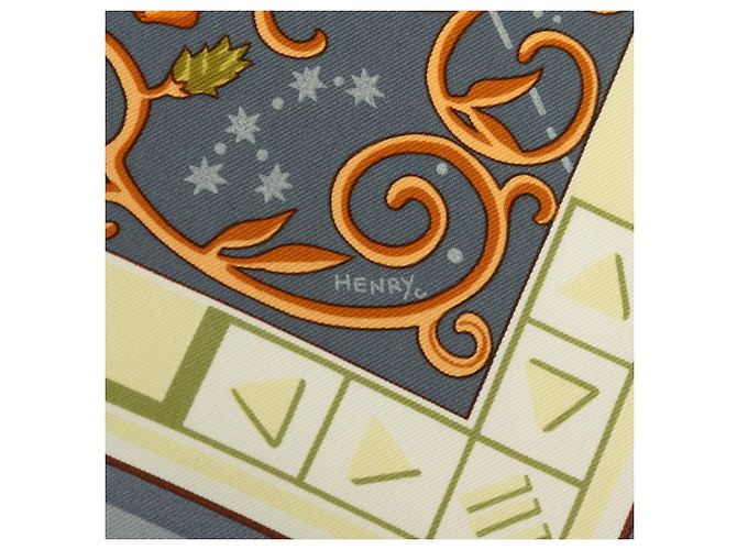 Foulard di seta Hermès Orange Www.hermes.com 90 - vista 6