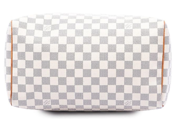 Louis Vuitton White Damier Azur Speedy 30 - vista 3