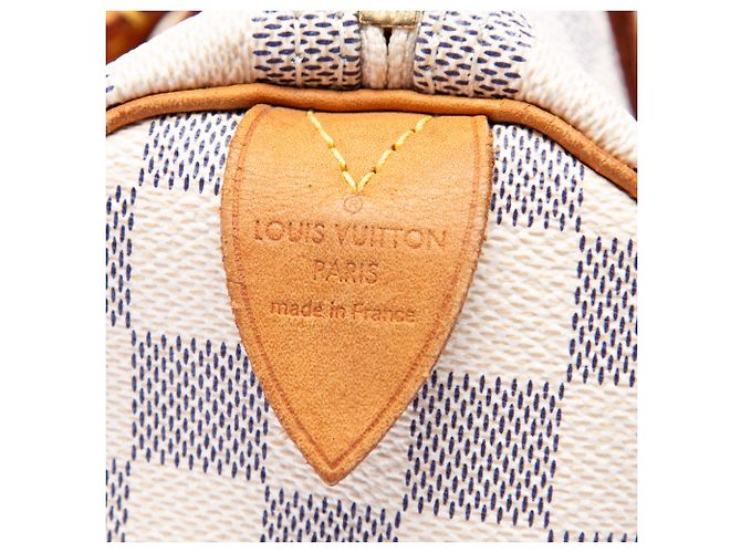Louis Vuitton White Damier Azur Speedy 30 - vista 5