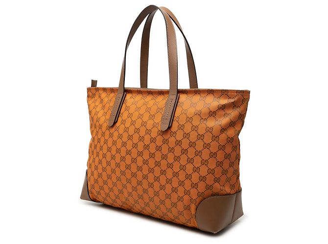 Tote Gucci Orange GG Canvas Web - vista 2