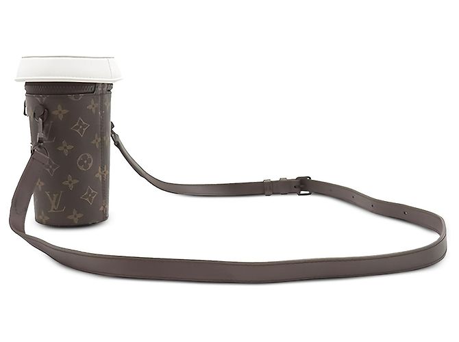 Pouch Louis Vuitton Brown Monogram Coffee Cup - vista 2