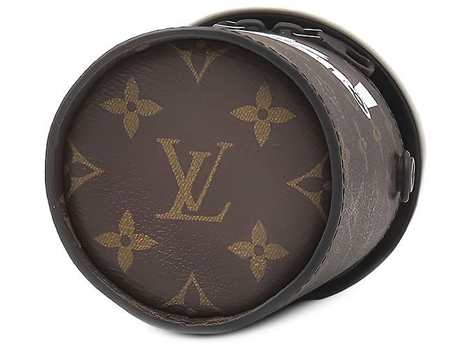 Pouch Louis Vuitton Brown Monogram Coffee Cup - vista 3