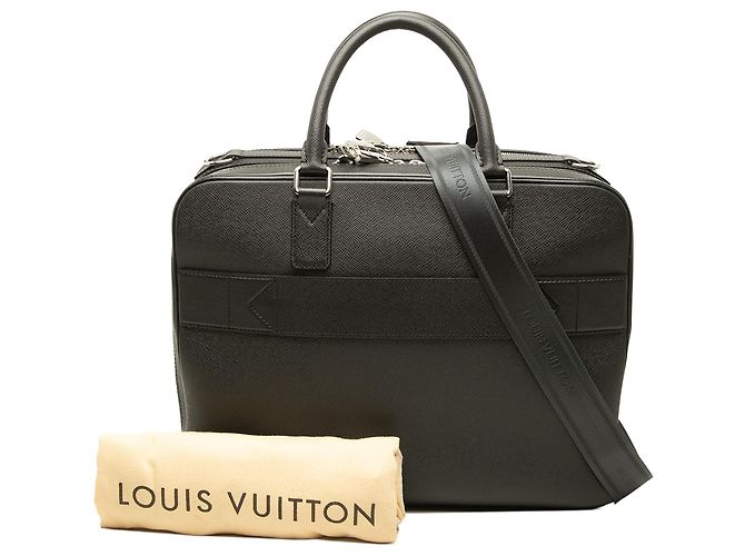 Louis Vuitton Borsa da lavoro Neo Igor in Taiga Nero - vista 7