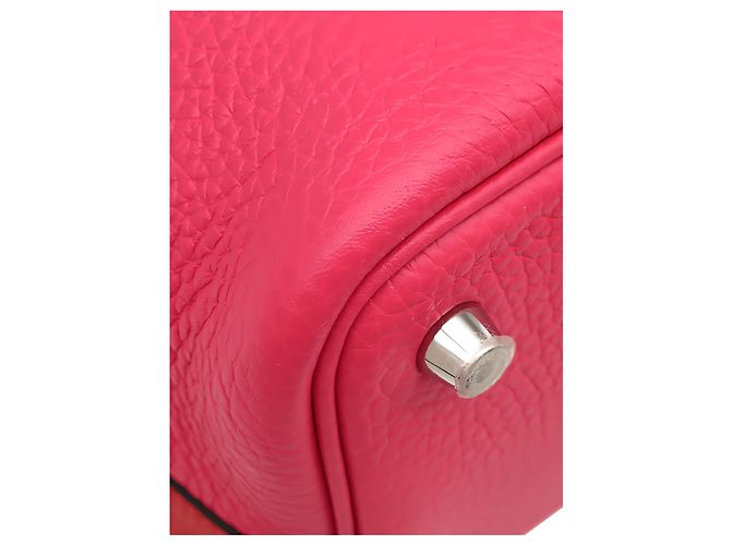 Hermès Red Bicolor Clemence Picotin Lock 18 - Ansicht 9