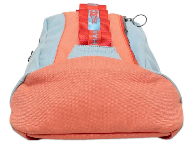 Chanel Blue CC Bicolor Canvas Sport Line Backpack - view 3