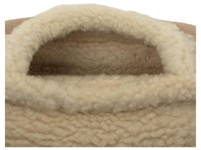 Dior Bobby Crossbody Small in camoscio e shearling Beige - vista 4