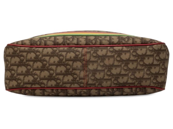 Borsa a tracolla Dior Beige Oblique Canvas Rasta - vista 3