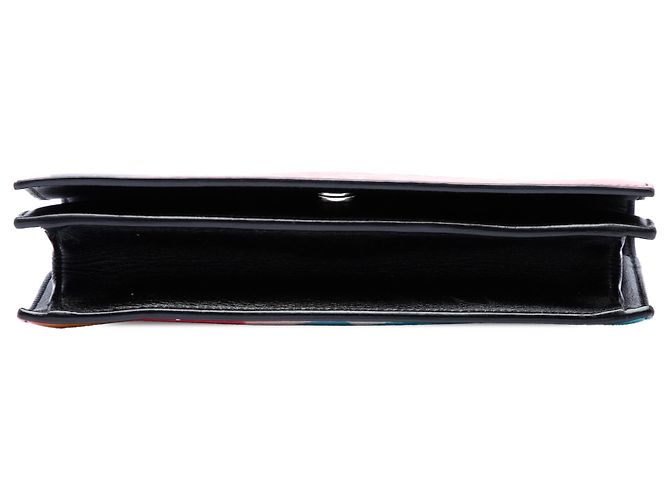 Autre Marque Clutch Saint Laurent de piel rosa con estampado Baby - vista 3