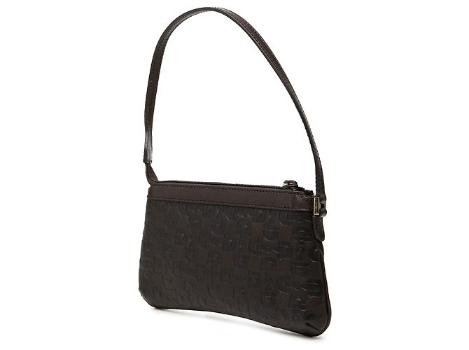Borsa a tracolla Gucci in vitello marrone con Horsebit - vista 2