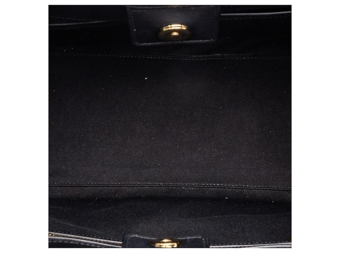 Borsa Shopper Dolce & Gabbana in tela blu con logo DG - vista 4