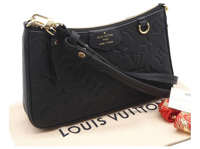 Louis Vuitton Black Monogram Empreinte Easy Pouch On Strap - Ansicht 4