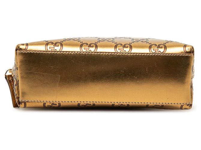 Pouch Guccissima metallizzata oro Gucci - vista 3