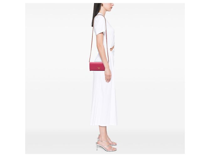 Cartera con cadena Prada Pink Vitello Move - vista 6
