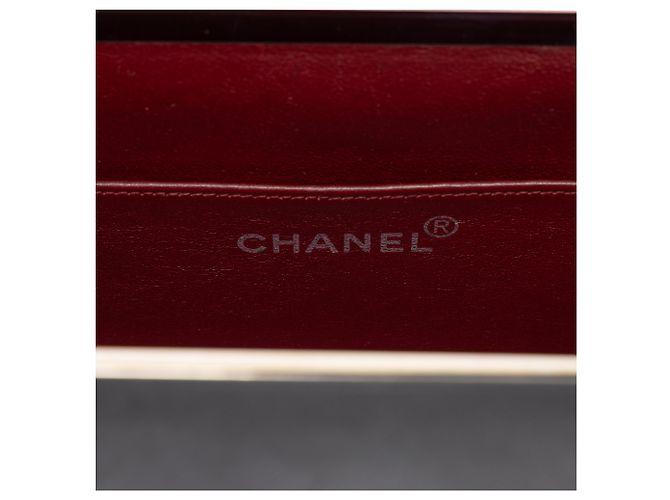 Borsa Box Chanel in pelle di agnello matelassé nera - vista 5