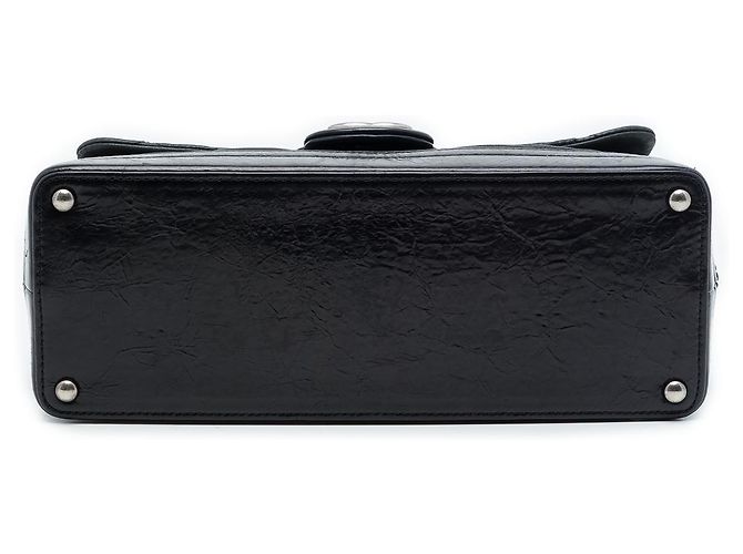 Chanel Black Quilted Iridescent Calfskin VIP Flap - vista 3