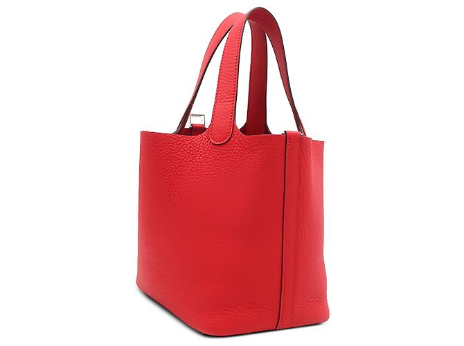 Hermès Red Clemence Picotin Lock 18 - Ansicht 2
