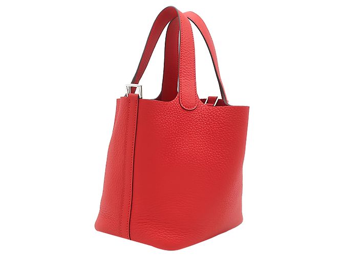 Hermès Red Clemence Picotin Lock 18 - Ansicht 7