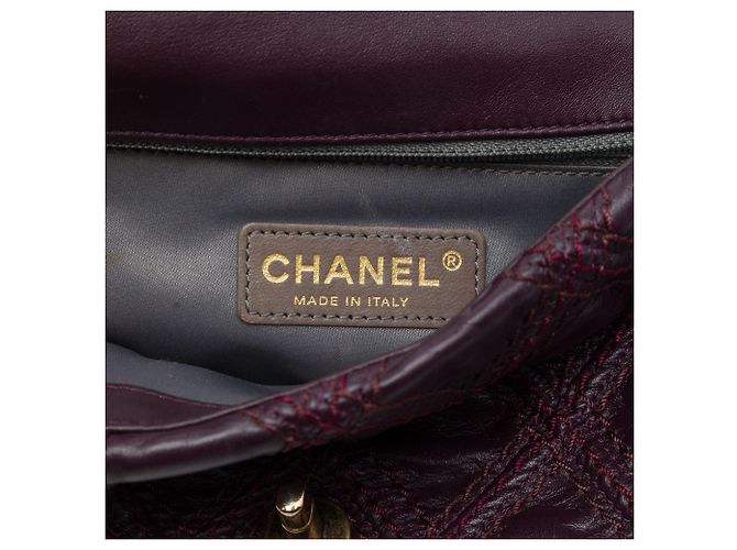 Chanel Purple Paris Bombay Small CC Calfskin Triptych Flap - vista 5
