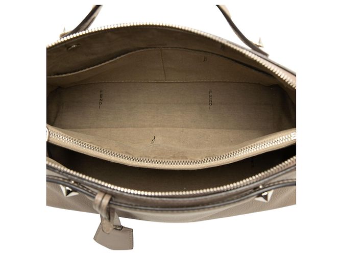 Fendi By The Way kleine Lederhandtasche in Braun - Ansicht 4