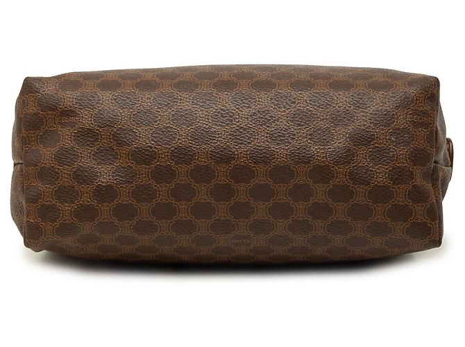 Céline Clutch Celine Brown Macadam Coated Canvas - vista 3