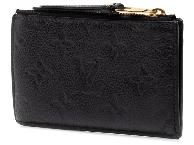 Tarjetero con cremallera Louis Vuitton Black Monogram Empreinte - vista 2