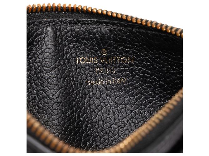 Tarjetero con cremallera Louis Vuitton Black Monogram Empreinte - vista 5