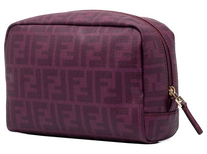 Beauty case Fendi Purple Zucca Spalmati - vista 2