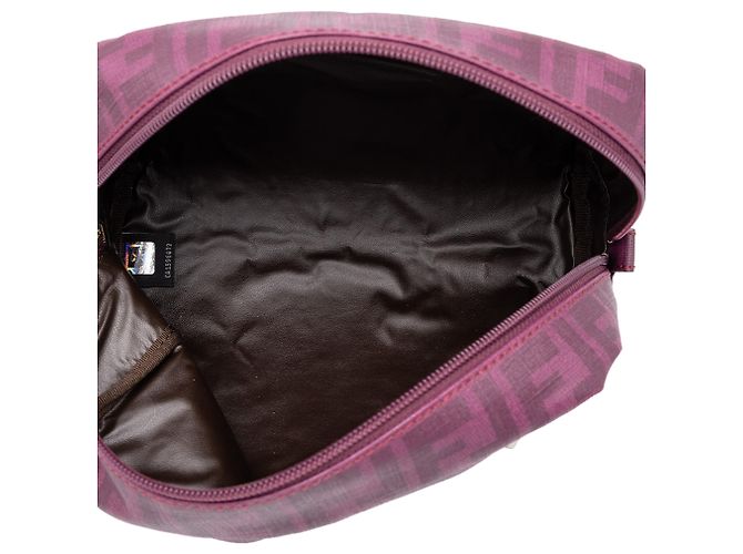 Beauty case Fendi Purple Zucca Spalmati - vista 4