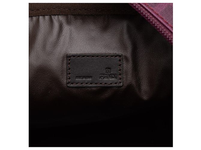 Beauty case Fendi Purple Zucca Spalmati - vista 5