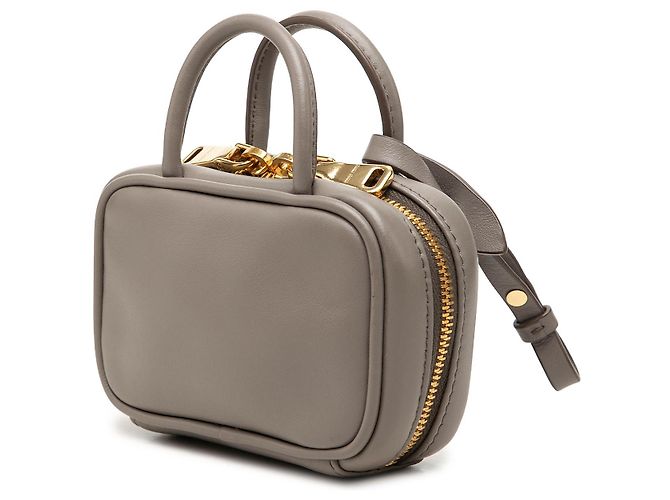 Sac Miu Miu Softy Beau en cuir de veau micro gris - vue 2