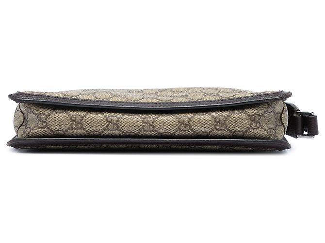 Clutch Gucci Beige GG Supreme - vista 3