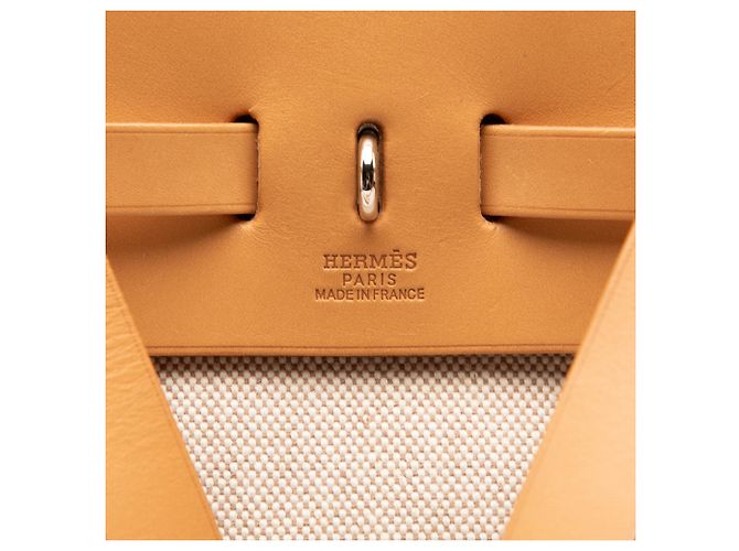 Hermès Beige Toile Herbag Backpack PM - view 5