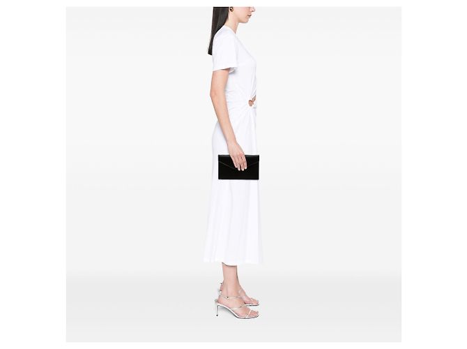 Autre Marque Clutch a busta in raso nero Saint Laurent - vista 6