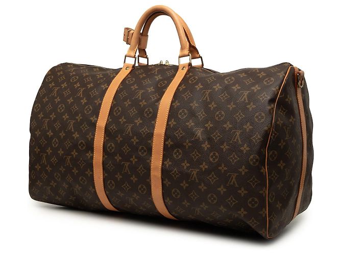 Louis Vuitton Brown Monogram Keepall Bandouliere 60 - Ansicht 2