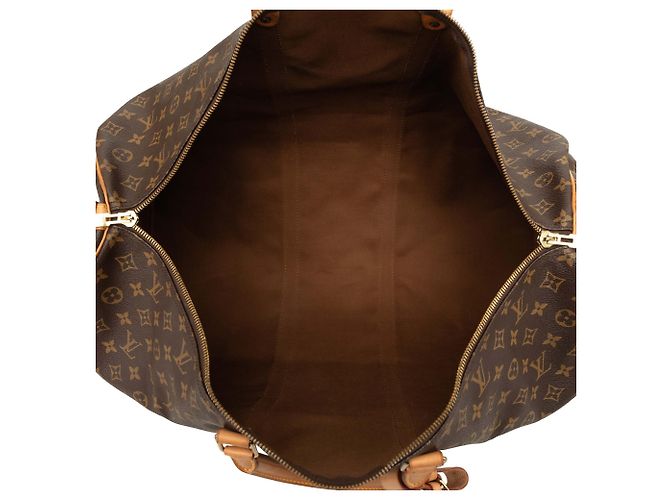 Louis Vuitton Brown Monogram Keepall Bandouliere 60 - Ansicht 4