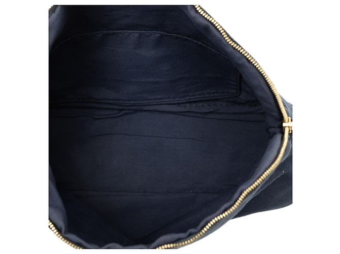 Hermès Blue Toile Bolide Trousse De Voyage Pouch PM - vista 4