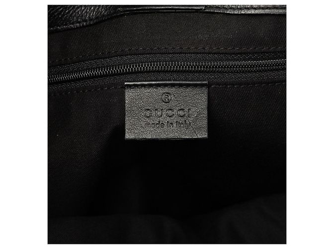 Borsa a mano Gucci Abbey D Ring in tela GG nera - vista 5