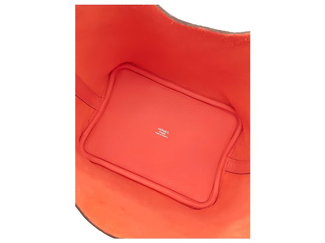 Hermès Orange Clemence Picotin Lock 18 - Ansicht 4