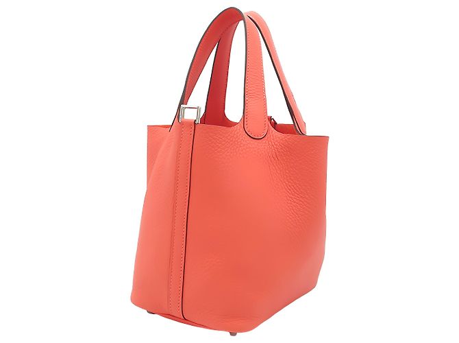 Hermès Orange Clemence Picotin Lock 18 - Ansicht 7