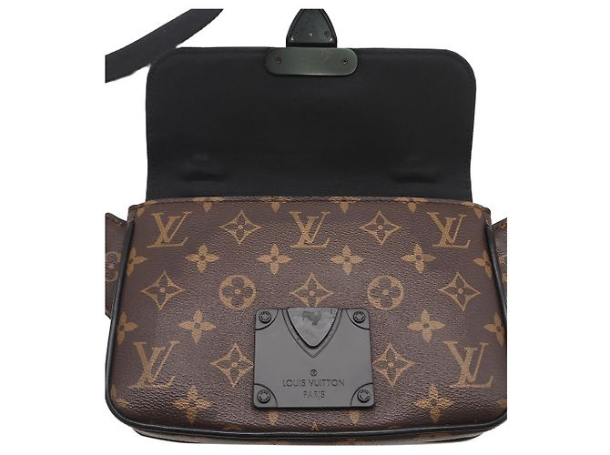 Louis Vuitton Brown Monogram S Lock Sling - view 15