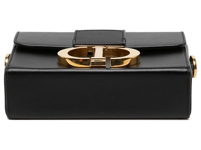 Borsa Dior 30 Montaigne Box Bag in pelle di vitello nera - vista 3