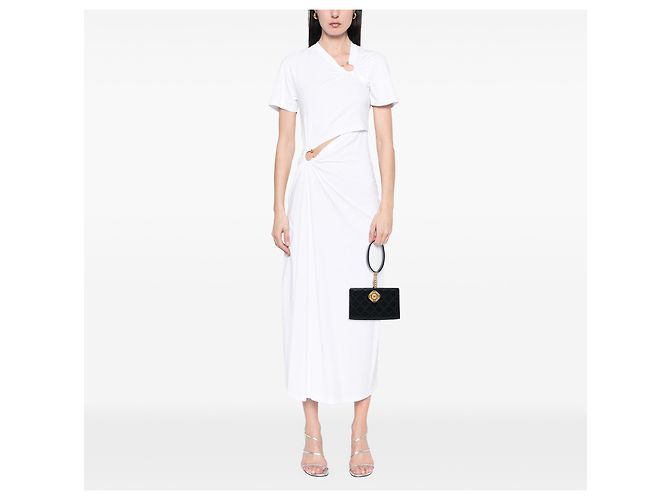 Clutch Chanel Black Mini Lambskin Leather Evening By The Sea Clutch - vista 5