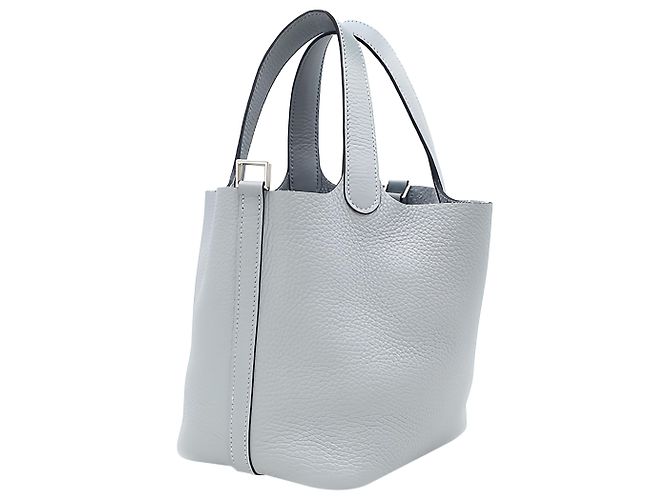 Hermès Gray Clemence Picotin Lock 18 - vista 7