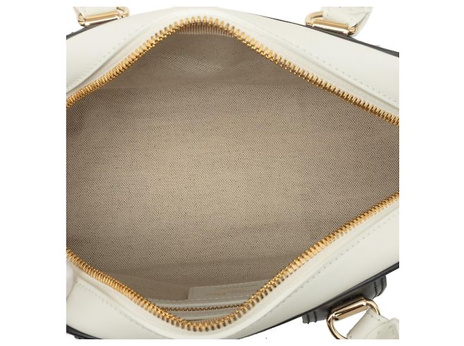 Borsa Bowling Dior Vibe piccola in pelle bianca con zip Dior - vista 4