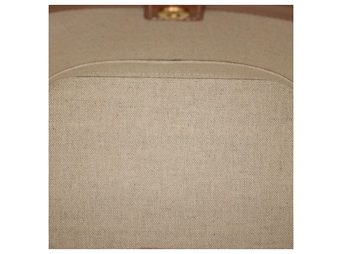 Céline Celine Borsa Secchiello Small Canvas Cuir Triomphe Marrone - vista 4
