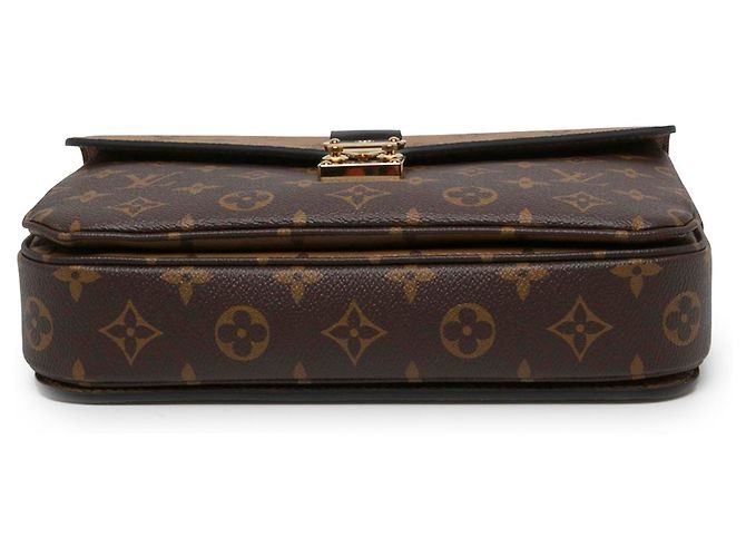 Louis Vuitton Brown Monogram Reverse Pochette Metis - vue 3
