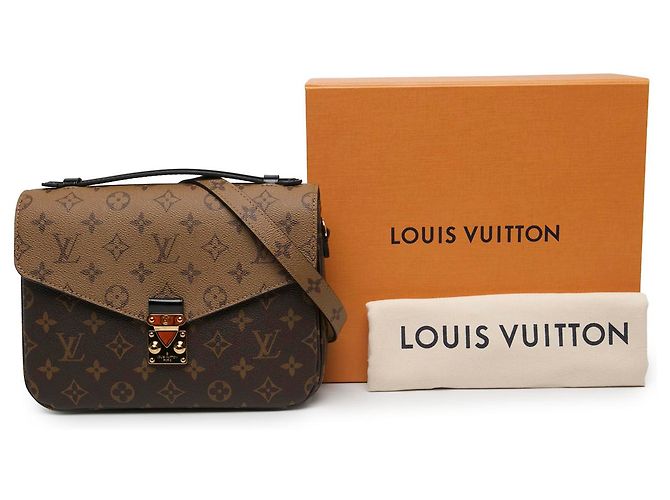 Louis Vuitton Brown Monogram Reverse Pochette Metis - vue 6